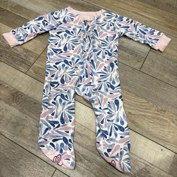 Burt’s Bees Baby zippered footie pajamas - Picture 1 of 5